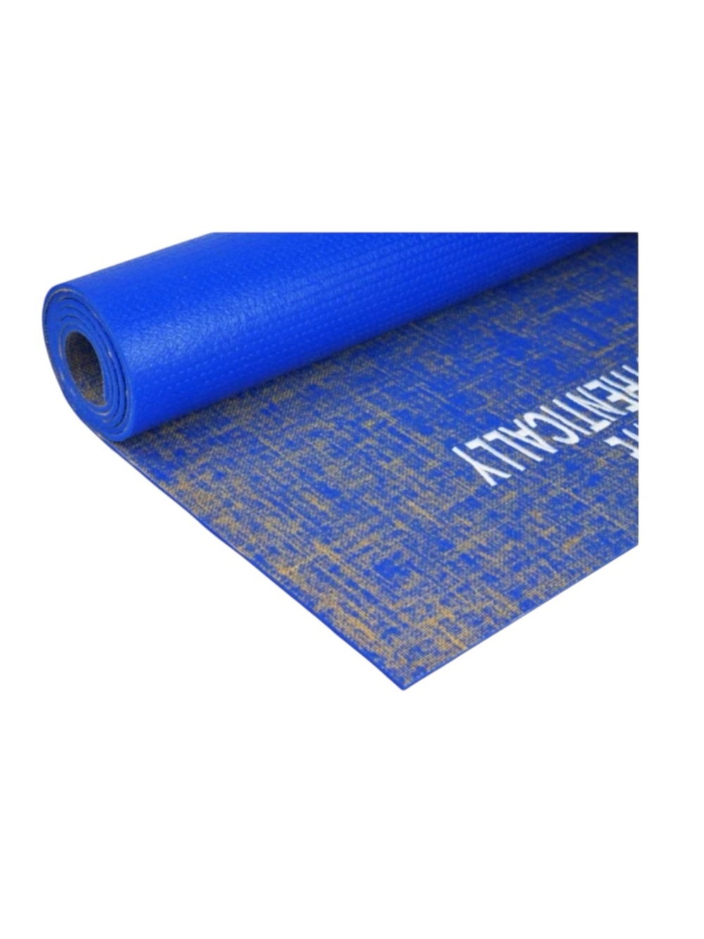 new Affirmats x Patrick Cooper 𓁹 Live Authentic Yoga Mat 𓁹 Blue Silk 5mm Thick - Picture 4 of 16